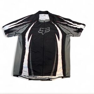 Fox Men's Black and Gray Shirt